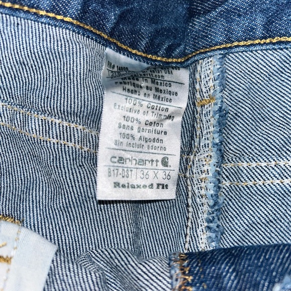 Carhartt Men's Relaxed Fit Jeans - Classic Blue - Picture 2 of 10